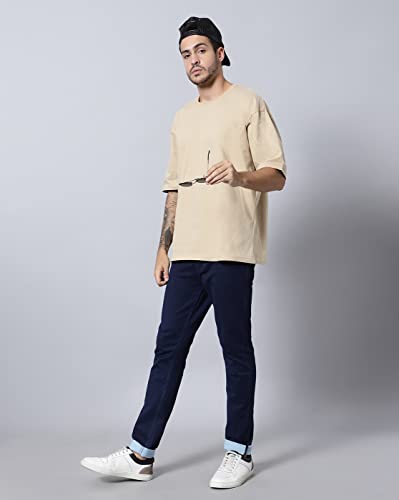 Image of BE SAVAGE Heavy Weight Oversize Tshirt for Men Baggy Oversize T-Shirts for Men DRIP Tshirt