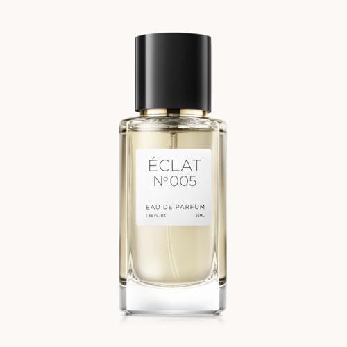 ÉCLAT 005 - Eau de Parfum 55 ml - Fragancia radiante para mujer con jazmín, agua de coco y vainilla - floral, cálido y soleado - para mujeres con aura natural