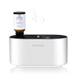 SOICARE Cordless Rechargeable Waterless Diffuser for Essential Oils,Battery Operated Wireless Portable Nebulizing Essential Oil Diffuser,Scent Diffuser for Home Room Office Hotel Collection (White)