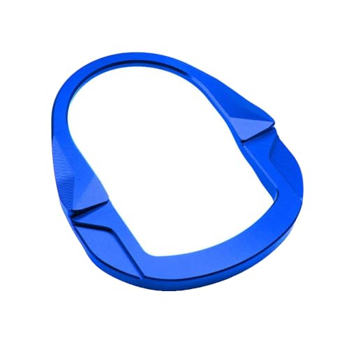 Tapa de cerradura para Xmax 300 2023 en aluminio azul accesorio de modificacion de moto