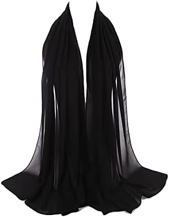 New Chiffon Scarf Hijab Elegant Sarong Shawl Wrap Plain Maxi Soft