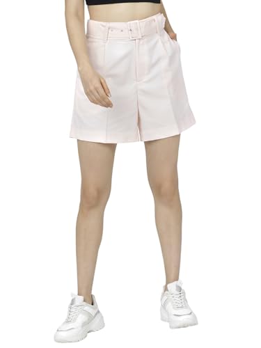 Image of Tokyo Talkies Women's Regular Fit Regular Shorts | Stretchable Shorts