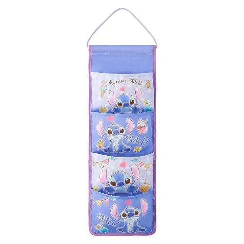 QOQXQOOH Cute Cartoon Wall Hanging Storage Bag, 4-Pocket Over-The-Door & Wall Home Storage Shelves, Decorations for Kids Bedroom