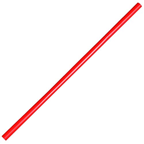 Pitillos plásticos rojos 9 pulgadas, envueltos individualmente miniatura 1