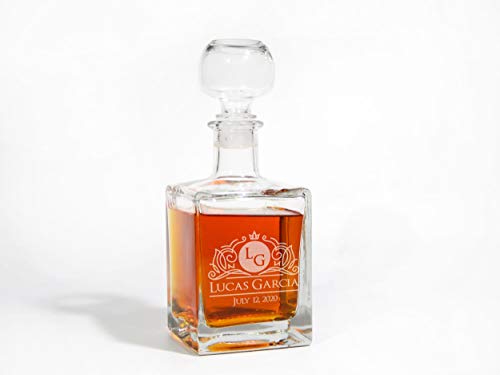 Personalized Whiskey Decanter, Wedding Gift For Couple, Gift For Boss, Engraved Whiskey Glass, Retirement Gift Box, Etched Whiskey Glasses, Gift For Him #TOP5