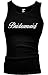 Bridesmaid - Wedding Girls / Juniors Tank Top T-shirt (Medium, BLACK)