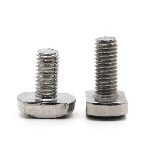 Tornillo T rectangular M10 de 35mm para fijar canales de aluminio de forma segura 3