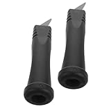 Veemoon 2 Stück Trekkingstockspitzen Ersatz Gummispitzen rutschfest Verschleißfest Kompatibel für Wanderstöcke und Spazierstöcke Schwarz Outdoor Wanderausrüstung