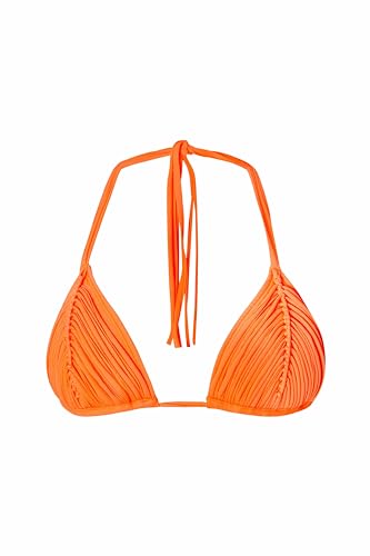 PQ Swim Women's Isla Tri Bikini Top - Back Tassel Tie, Removable Padding miniatura 1