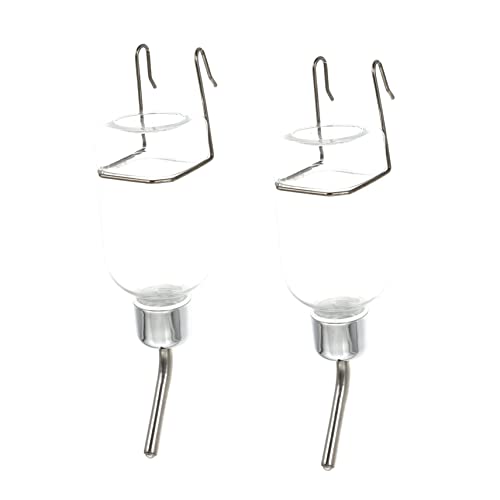 Sosoport Drinking Kettle Pet Supplies 2 Pcs Dog Drinking Fountain Easy to Observe Water Level