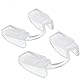 Gewichtheben-Mundstück für Fitness und Fitnessstudio, Powerlifting Mundschutz alle Arten von Kraftsportarten, niedriger Kiefer, kein Kontakt (2 PACK CLEAR)