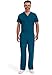 Dickies Mens Signature Elastic Waist Medical Scrubs Pants, Caribbean Blue, X-Large US