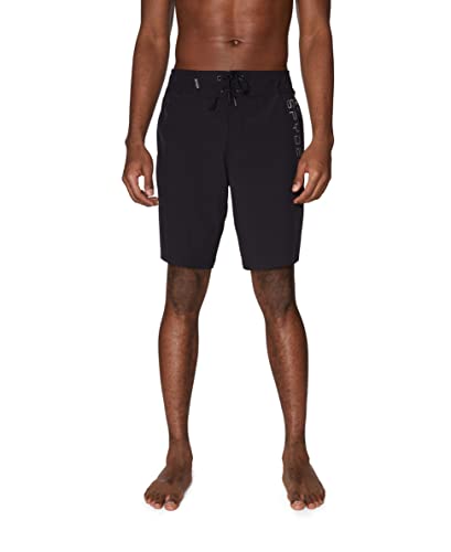 Spyder Men's Swim Trunks, Stretch, Quick-Dry, 9” Inseam Board Shorts, UPF+, Pockets, Brief Liner