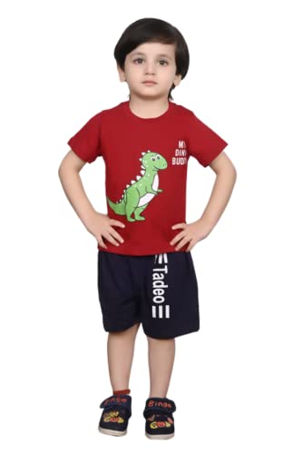 Image of TADEO T-shirt & Shorts Set for Boys | Top & Bottom Set for Kids | 2 Pc Set for Children | Coordinate Set for Toddlers | All