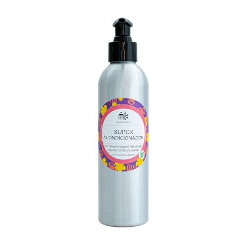 Maison Karité - Super Acondicionador Cabello Suave – Vegano, Sin Siliconas, 80% Ingredientes Ecológicos (Recambio 250ml Tapon Aluminio, Recambio 250ml Con Tapon Aluminio)