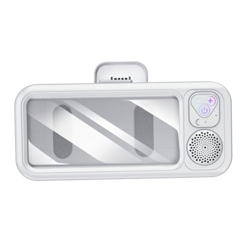 Soporte para teléfono de ducha con altavoz para ver vídeos sin mojar el móvil en el baño