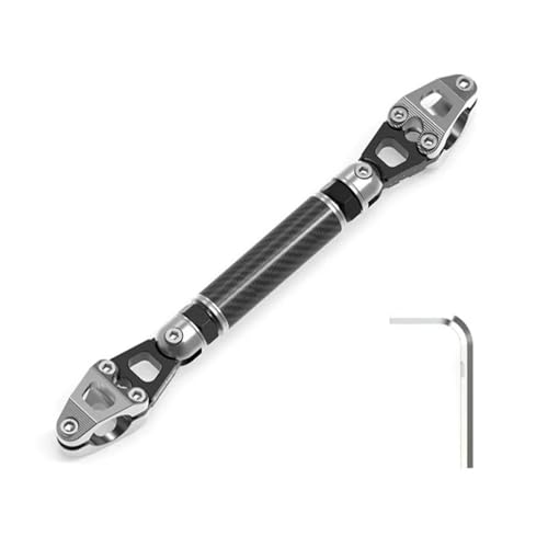 Barre d'équilibre de moto en aluminium CNC argenté de haute précision
