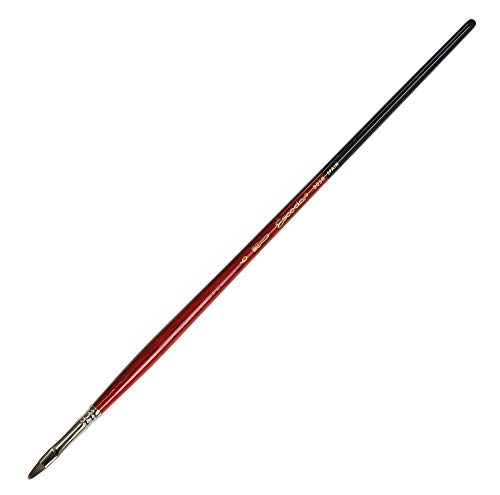 Escoda Opera Series 3050 Artist Oil and Acrylic Paint Brush, Synthetic Takatsu Filament, Bright, Size 6