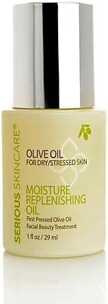 Serious Skincare First Pressed Olive Oil Moisture Replenishing Oil Facial Beauty Treatment