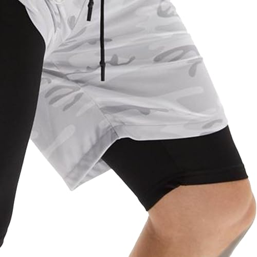 Shorts Jogger deportivos 2 en 1 para hombre miniatura 4