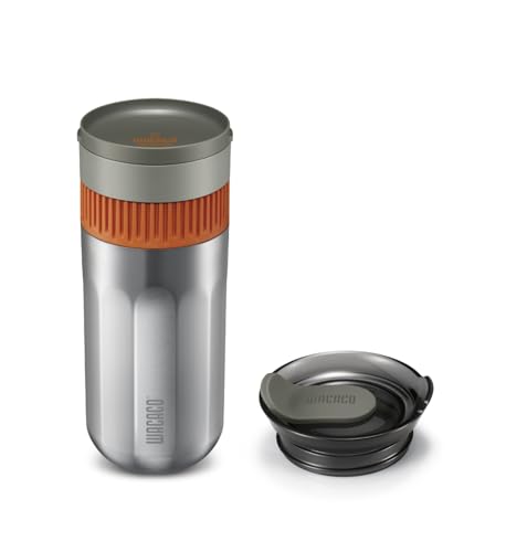 Cafetera Portátil con Tapa Antigoteo Ideal para Viaje