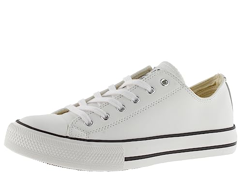 victoria Basket Tribu Efecto Piel & Cordones Blancos 1065184 para Mujer Blanco 37
