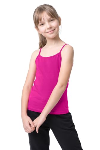 Image of Kurve Girl's Sleeveless Tank Top - Stretch Undershirts Cami Camisole, UV Protective Fabric, Rated UPF 50+ (Made in USA)