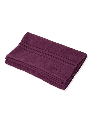 Image of Monte Carlo Essential 100% Cotton Bath Towel | 400 GSM Lightweight & Quick Dry | Soft Absorbent Large Towel 75x150 cm | Bathroom Towel for Men & Women (Jasper) | Argyle Purple