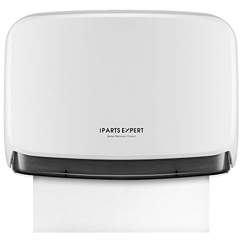 Commercial Paper Hand Towel Dispenser,Wall-Mounted Bathroom Paper Towel Dispenser Tissues Box Holder Hand Towel Dispenser (White Paper Towel Dispenser) Cover