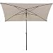 Produktbild Siena Garden City Mittelstockschirm anthrazit/Natur 140x210cm
