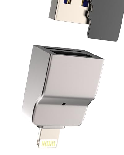 Lettore Di Schede SD Per IPhone 2-in-1 Con Porta PD - Adattatore Lightning A SD Per Trasferimento Foto E Video, Plug And Play Fino A 1TB - 3