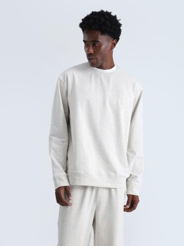 Image of CAVA Men's Everywear Oversized Sweatshirt for Men | Cozy Soft Terry Pullover, Casual Loungewear Top, Relaxed Fit for Layering, Home, Travel & Street Style