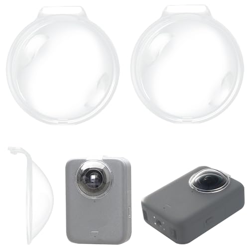 Honbobo Linsenschutz für DJI Osmo 360, UV Objektivschutz Linse Schutzhülle Lens Guards Protection Lens Cap Protector Linsenkappe Schutzkappe Linsen Schutz Objektiv Zubehör für DJI Osmo 360, Kratzfest