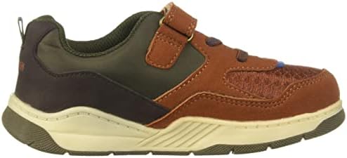 OshKosh B'Gosh Boy's Athletic Sneaker, Burgundy, 12 Toddler | Image 5