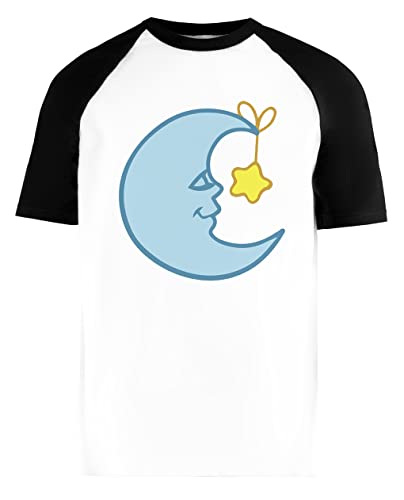 Pañal Pañal Hora De Acostarse Unisex Blanca De Béisbol Camiseta Hombre Mujer Mangas Cortas Baseball T-Shirt XXXL