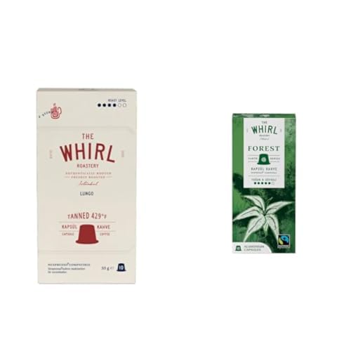 The whirl Lungo Medium Kapsül 55 G ve The Whirl Espresso Earth Series Forest Kapsül 10 Adet