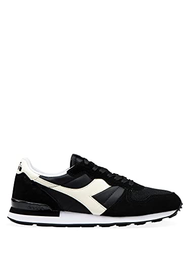 Image of Diadora Unisex Adults’ Camaro Gymnastics Shoes, Black (Nero/Bianco C0641), 11.5 UK (46 EU)