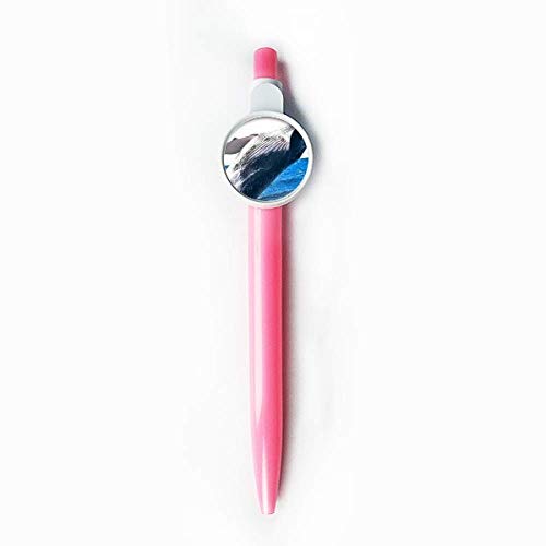 Stylo à bille rétractable baleine ocean animal bleu DIYthinker pour écriture manuscrite