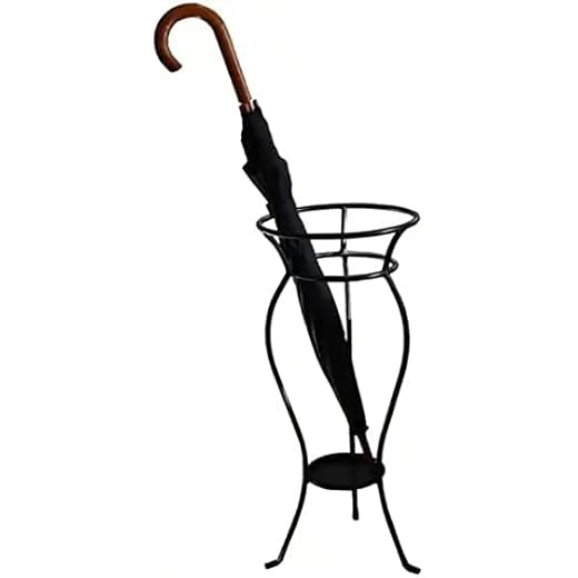 Iron Umbrella Stand - Black