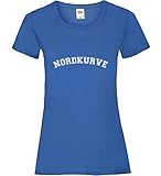 weitere Farben auf Anfrage Nordkurve Frauen Lady-Fit T-Shirt Royal L