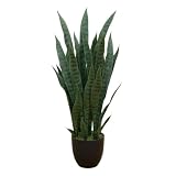 Nearly Natural 35in Artificial Snake Plant