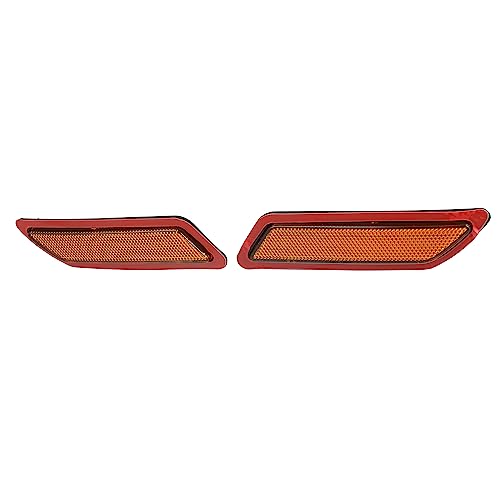 Image of Bumper Reflector Side Marker 63147274521 63147274522 Front Reflector for BMW 328i 2012-2015 Plastic (Set of 2)