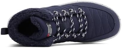 Bruno Marc Men's Winter Boots Outdoor Cold-Weather Warm Lightweight Walking Boots,Blue,Size 11,SBSB2311M | Image 4