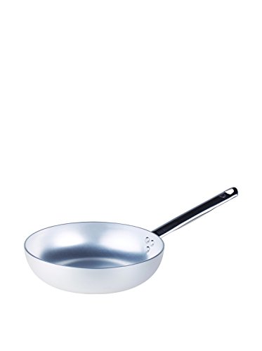 Pentole Agnelli ALMA111B30 Padella Alta per Saltare, Manico Tubolare, Alluminio Professionale, 30 cm
