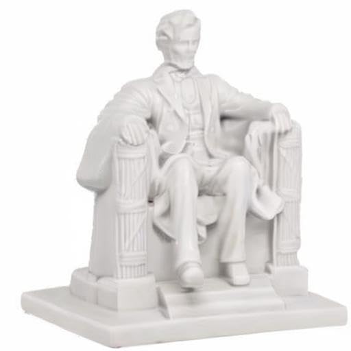 Pacific Giftware PTC 5.5 Inch Abraham Lincoln National Memorial Replica Statue Figurine
