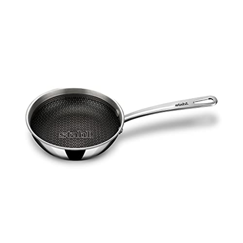 Stahl Triply Stainless Steel Artisan Hybrid Frypan Without Lid, 6436,16cm, 0.6 Liters