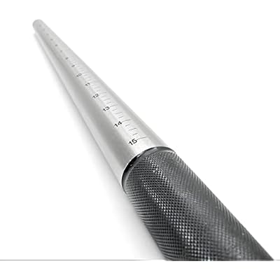 Premium Steel Ring Mandrel Graduated 1-15 Marked Sizes Jewelry Sizing Tool Stick by JTS