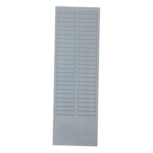 EXCEART Heavy Duty Card Rack 50 Slots Wall Mount Holder Office Warehouse Supplies