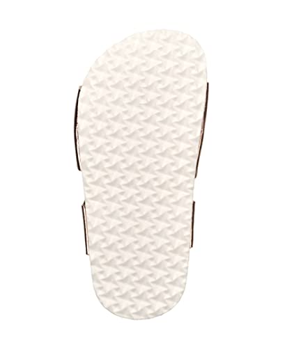 Lucky Brand Girl's Blanc Casual Double Buckle Slide Sandal In Rose Gold Size 1 Little Kids #TOP6