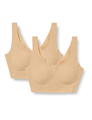 Sloggi Brassière Lot de 2 Fin des Irritations et Marques de Soutien-gorge